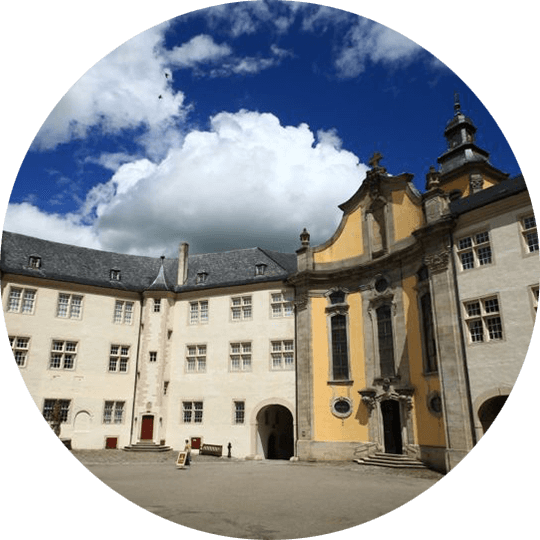 Außenansicht vom Deutschordensmuseum in Bad Mergentheim