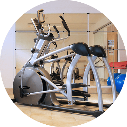 Elliptical Crosstrainer im Fitnessraum des Hotel Alexa in Bad Mergentheim